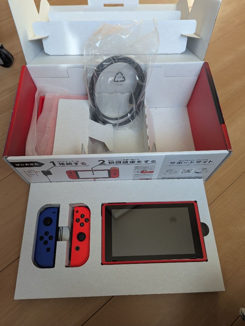 Nintendo Switch マリオレッド×ブルー セット　ジャンク
