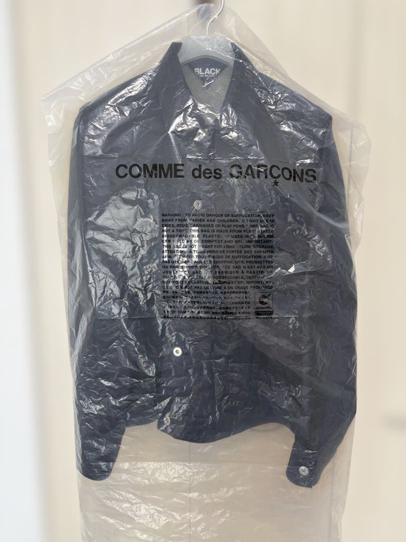 新品 26SSブラックコムデギャルソン Aラインフレアデニムジャケット