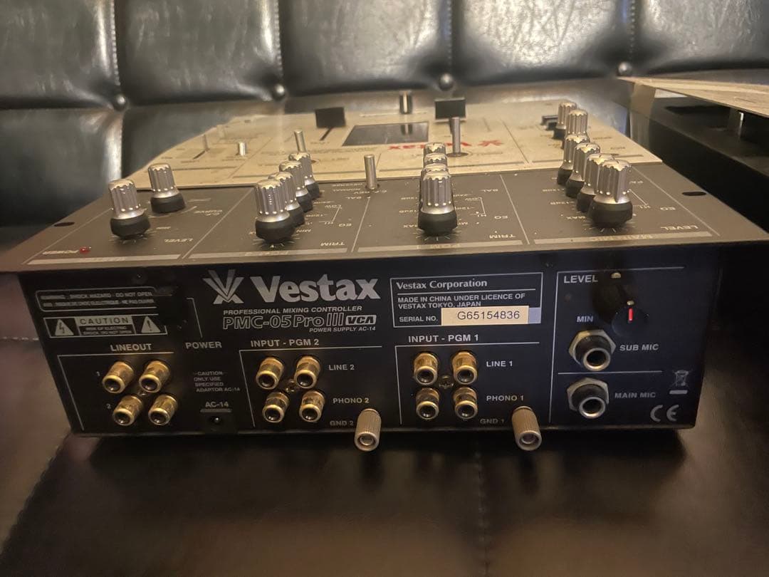 Vestax DJミキサー　PMC-05ProⅢ VCA ジャンク 2台