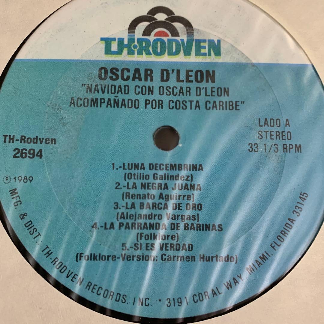 LP OSCAR D' LEON /NAVIDAD con オスカル・デ・レオン