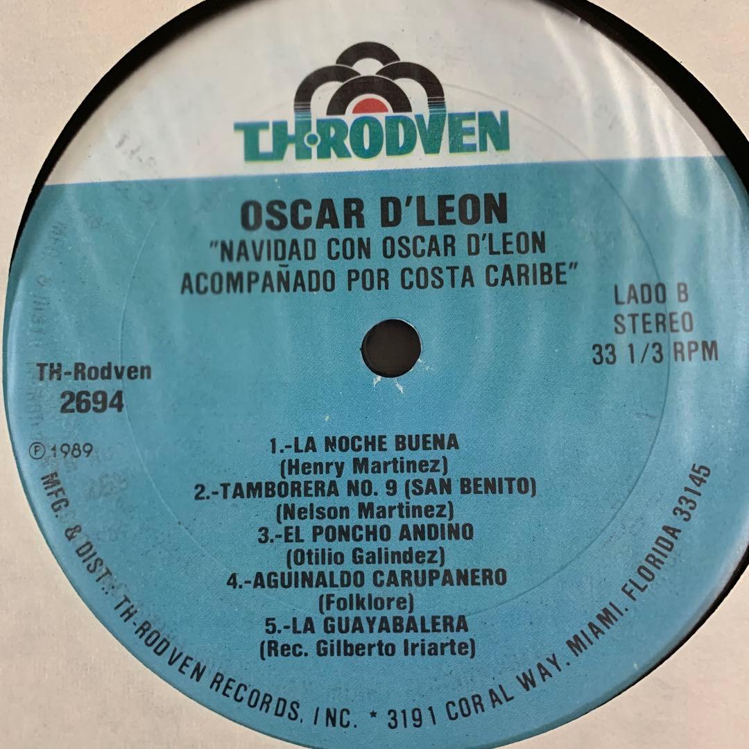 LP OSCAR D' LEON /NAVIDAD con オスカル・デ・レオン