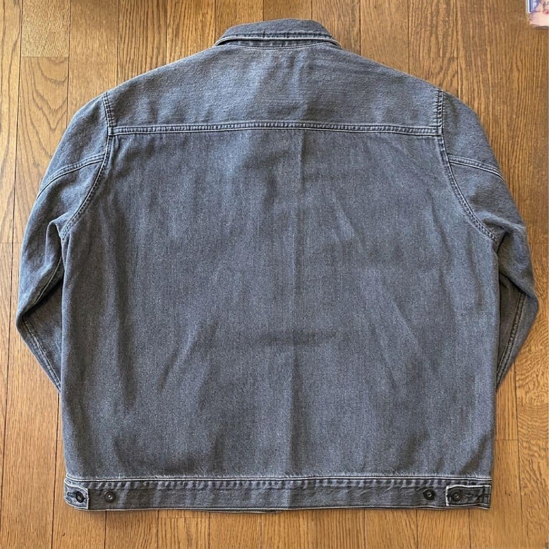 b*o様 紳士 木の実から作ったカポック混 デニムブルゾン 無印良品 ミディアム
