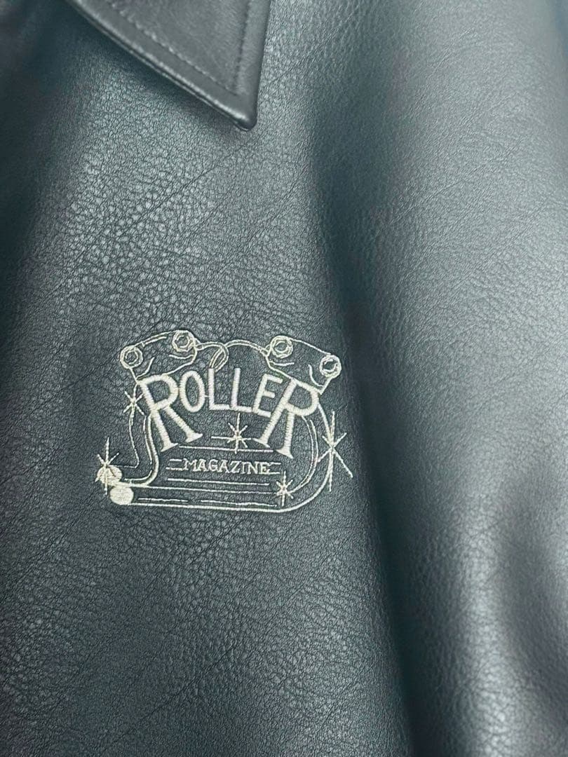 ROLLER FAKE LEATHER COACH JACKET 木村拓哉着用L