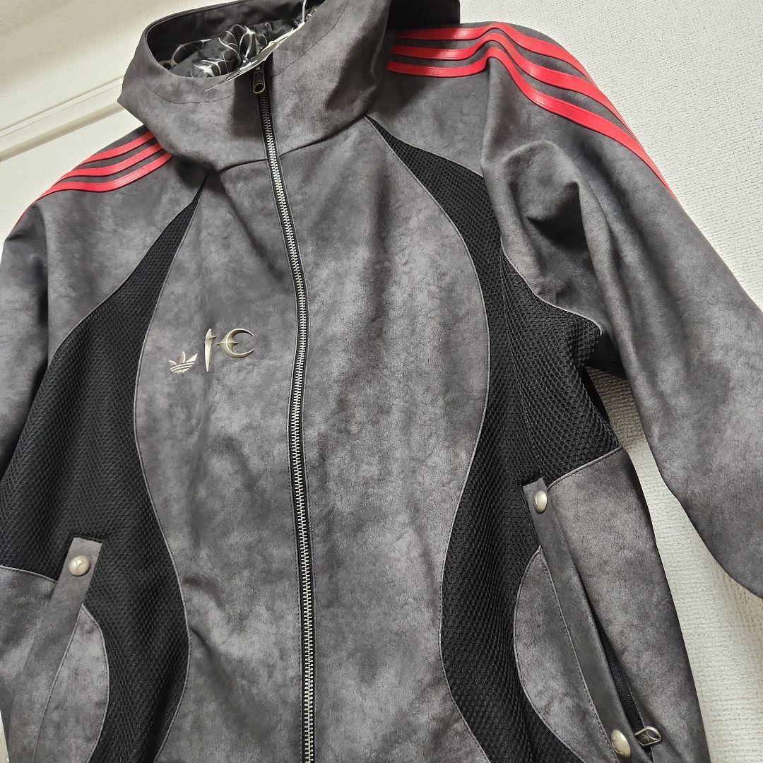 新品adidas x Thug Club PU Leather Jacket