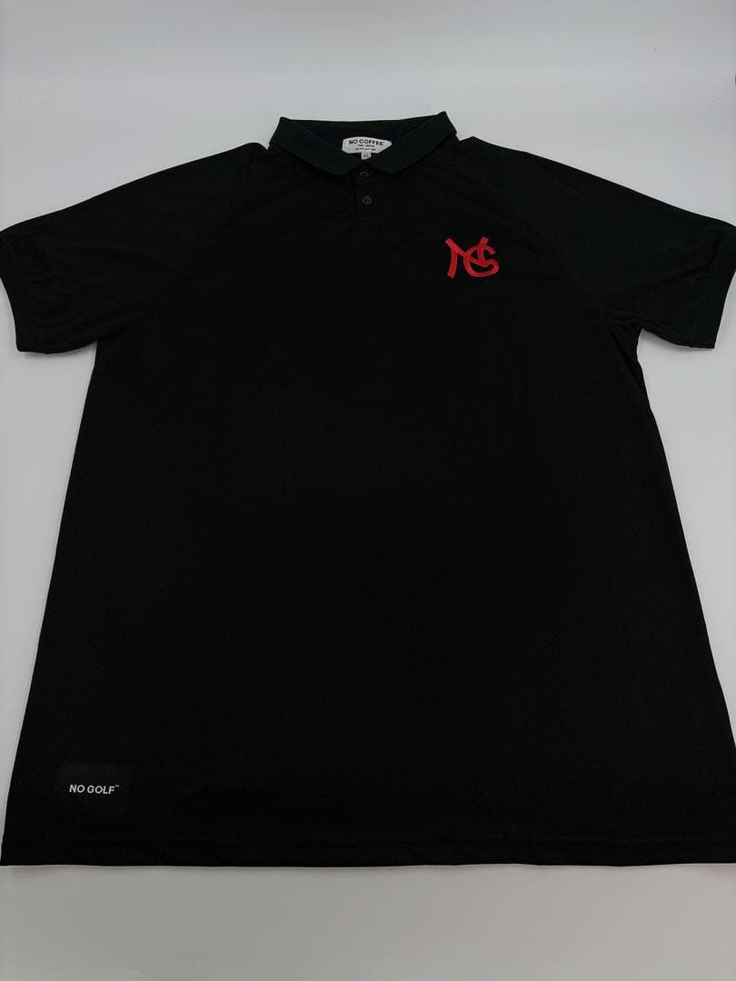 美品 NO COFFEE CLUBHAUS ポロシャツ 黒 半袖　コラボ　995