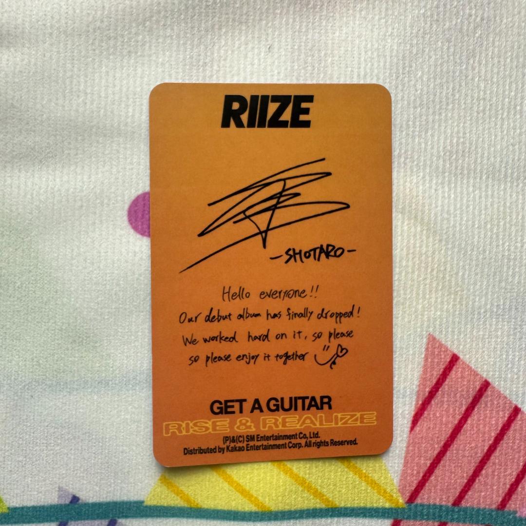 RIIZE ショウタロウ Get A Guitar トレカ