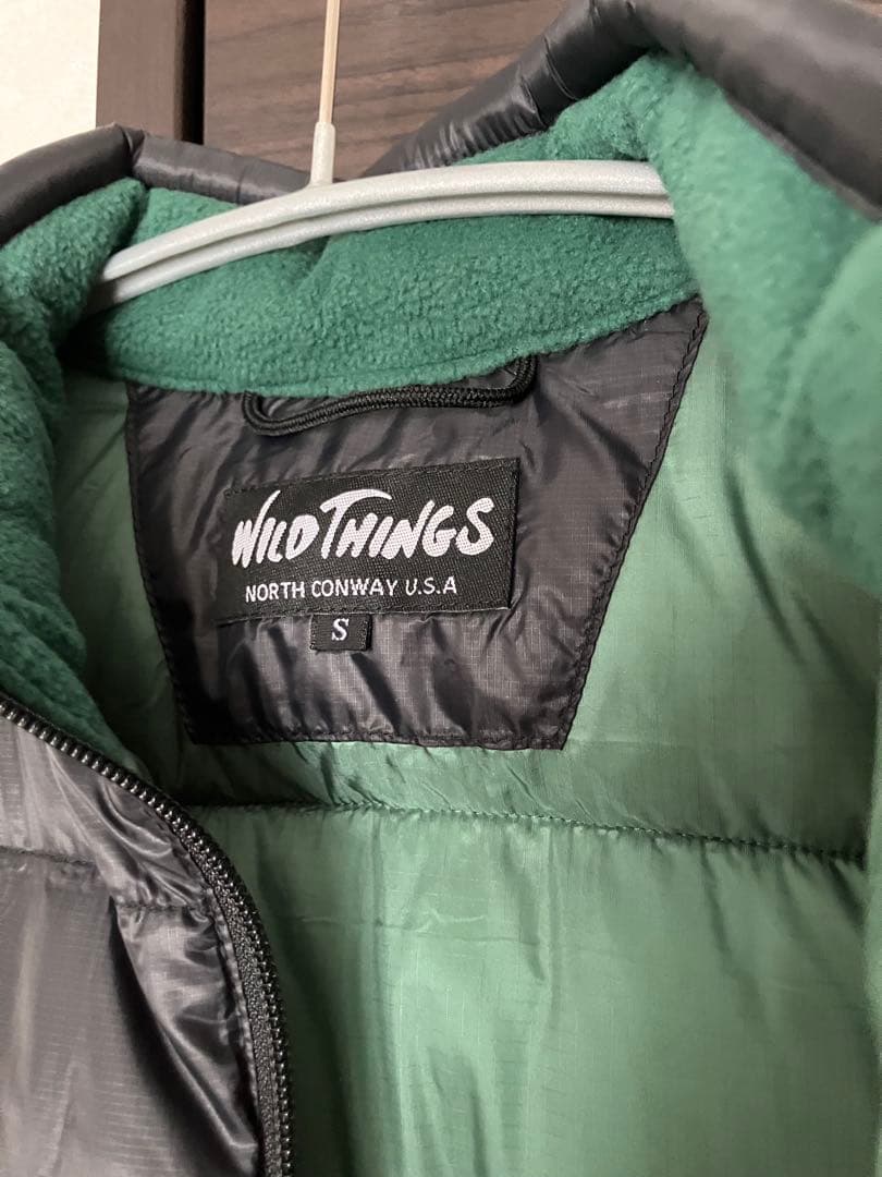 shinzone購入WILD THINGS ダウンベスト ブラック S 新品