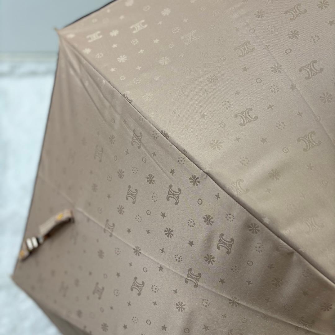 美品✨CELINE セリーヌ　トリオンフ　ゴールド金具　日傘