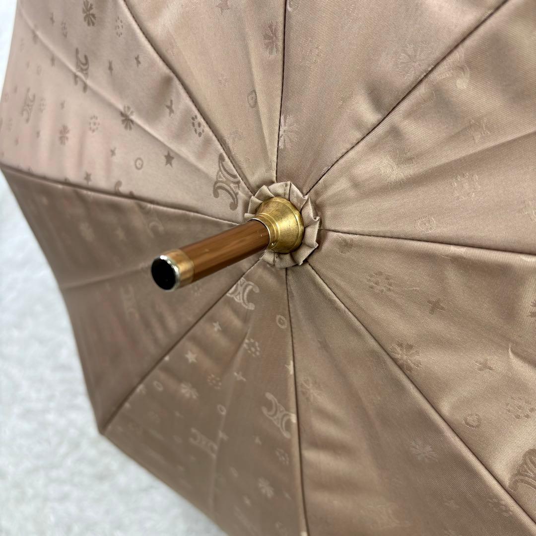 美品✨CELINE セリーヌ　トリオンフ　ゴールド金具　日傘