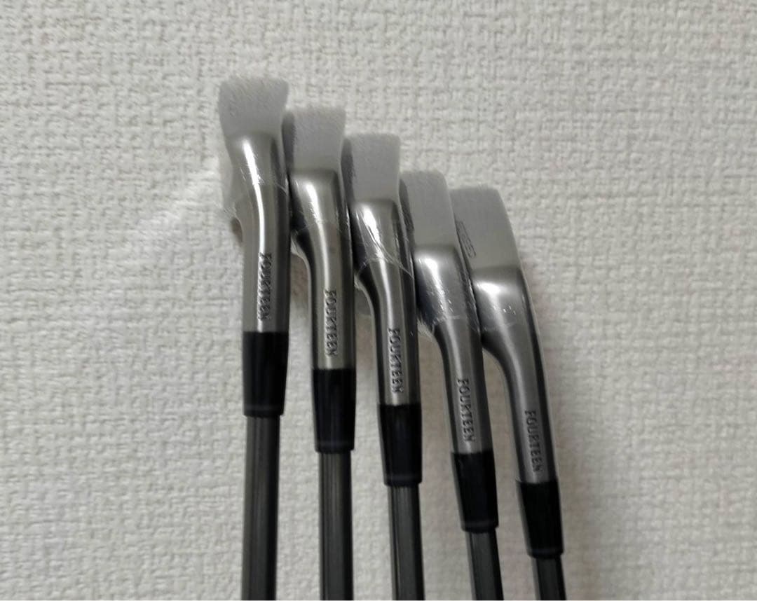 新品 フォーティーン TB-5 フォージド アイアン 5本セット ブラック
