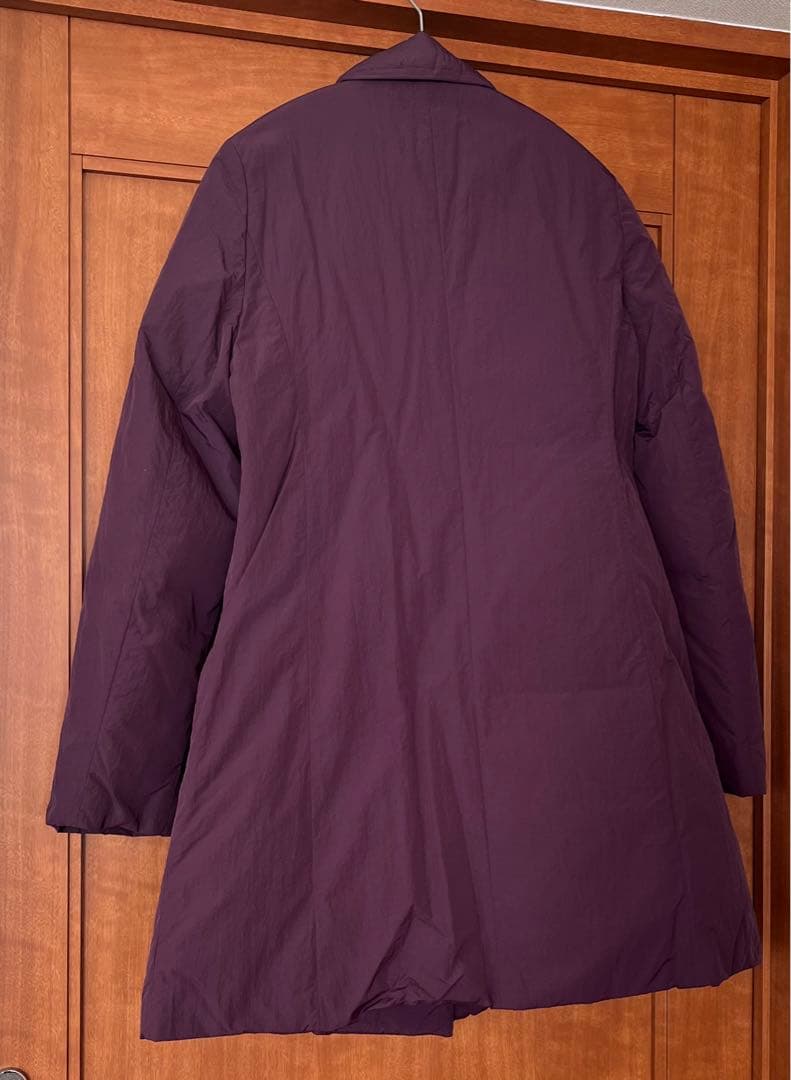 【極美品】セオリーリュクス　ミディ丈ダウンコート⭐︎ワイン系【used】