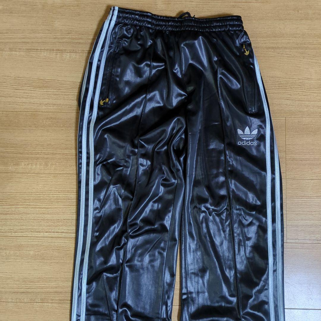 アディダス CHILE62 トラックパンツ コーティング 黒 XXL