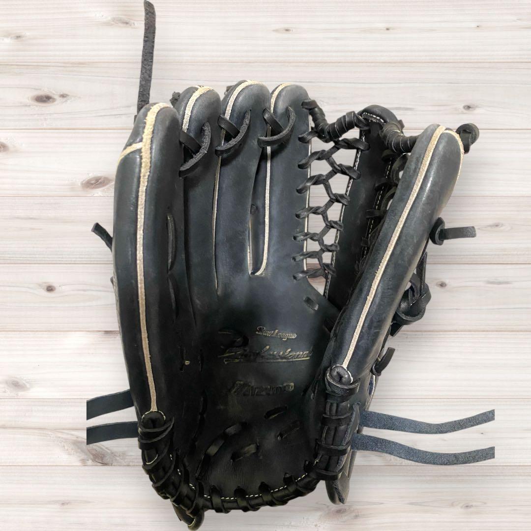 【即戦力】⭐️ミズノ Mizuno グローブ ブラック 美品 早い者勝ち