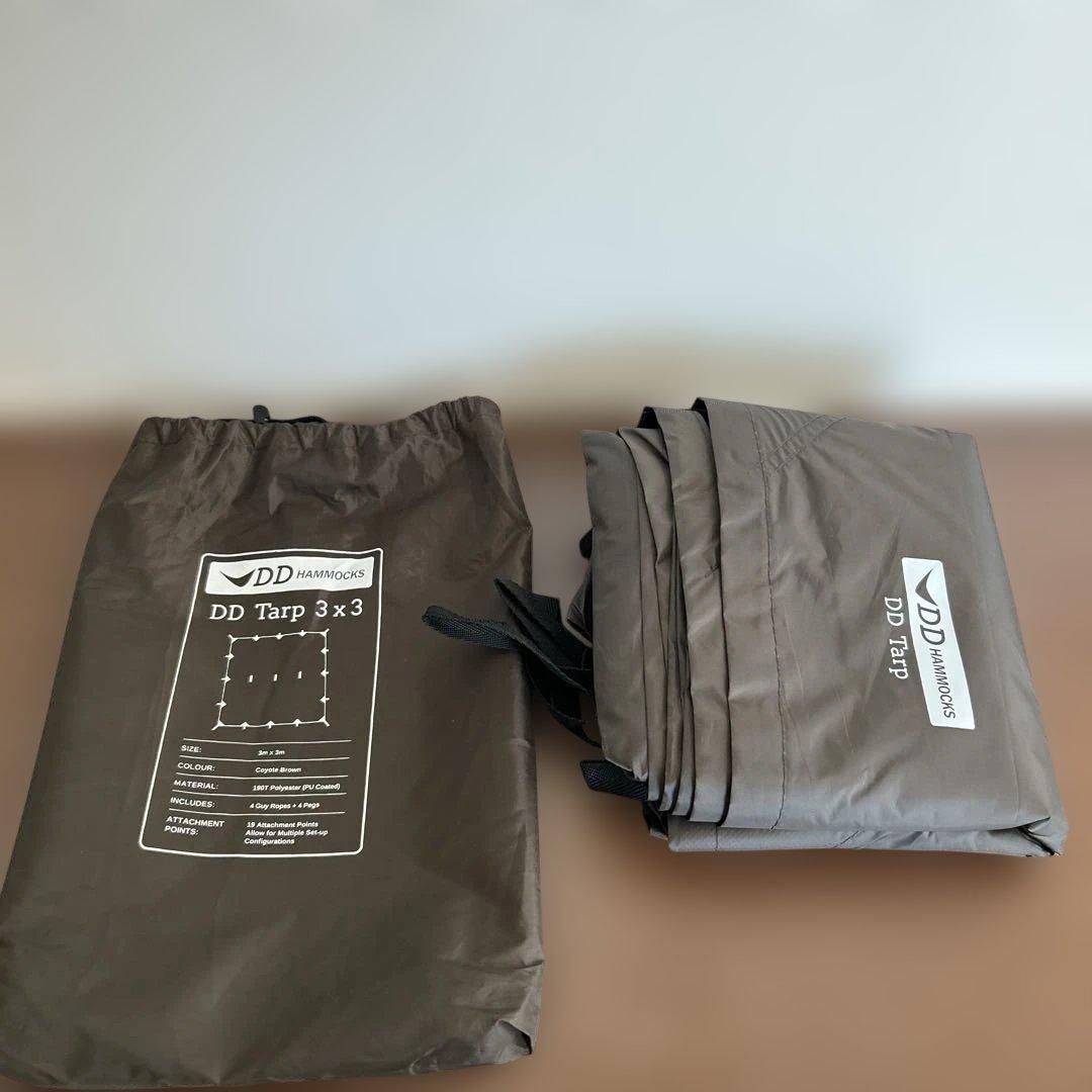 DD Tarp /DDタープ3 x 3 コヨーテブラウン