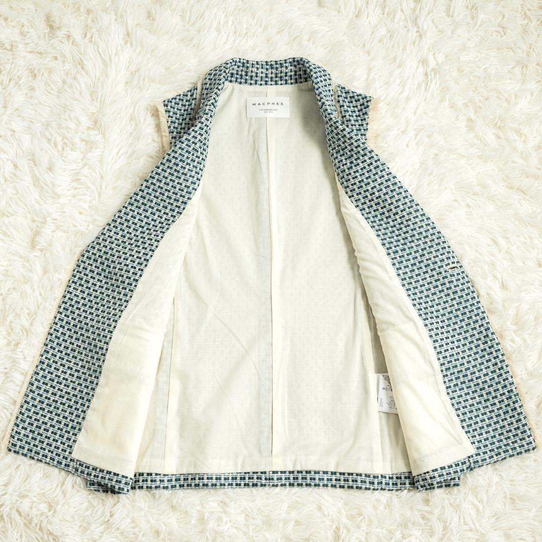 未使用 MACPHEE 24SS マリンツイード ラペルカラージレ ベスト