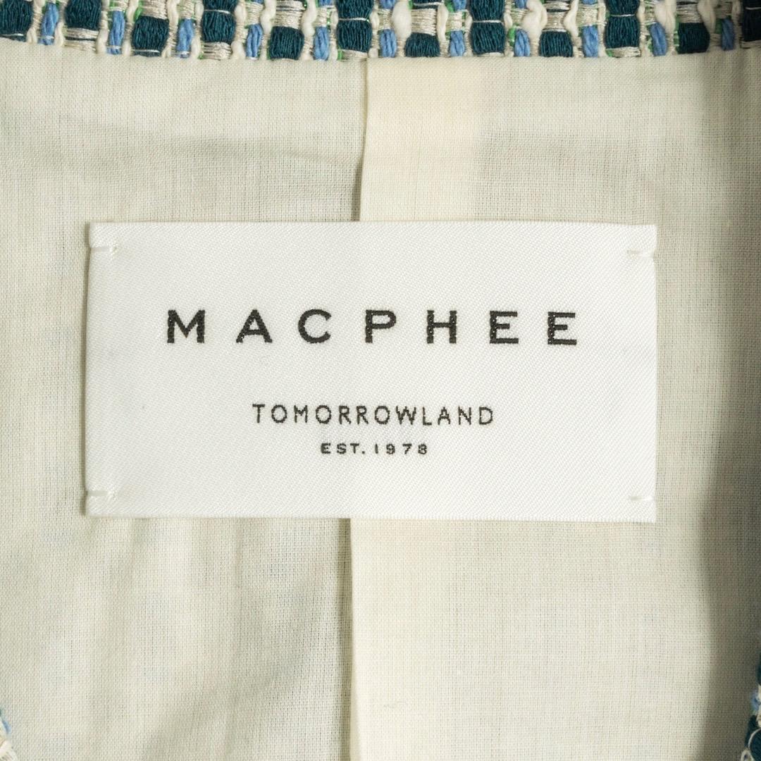 未使用 MACPHEE 24SS マリンツイード ラペルカラージレ ベスト
