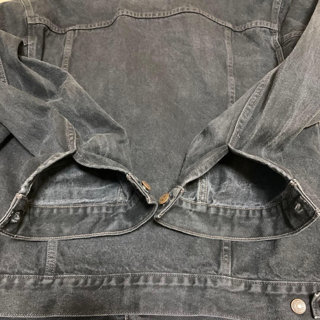 00s リーバイス 70507-0260 ブラック デニムジャケット 古着 XL