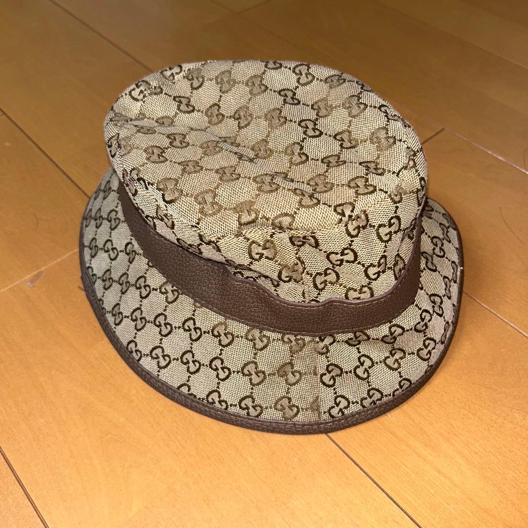 GUCCI バケットハット ベージュ