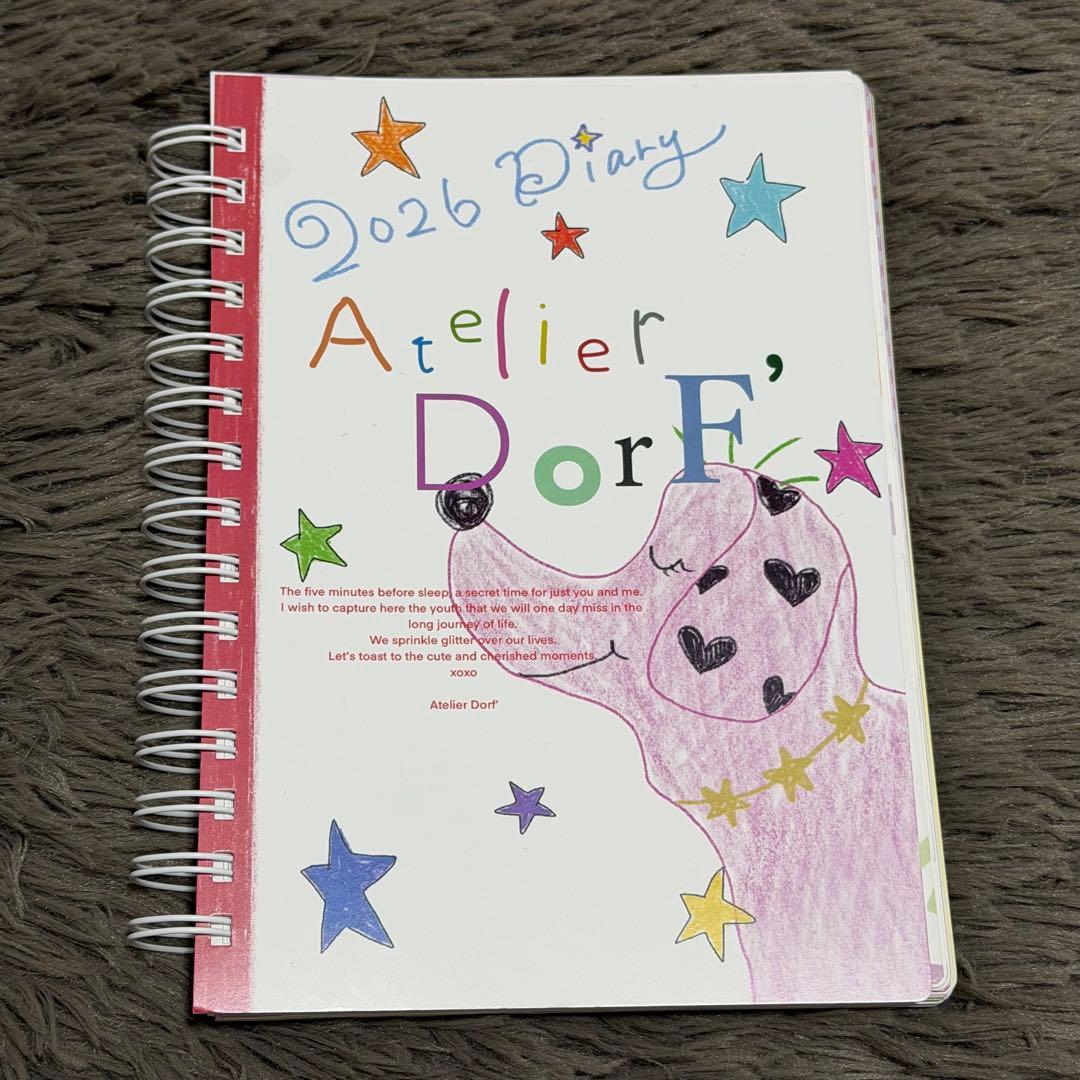 2026 Diary AtelierDorF スケジュール帳