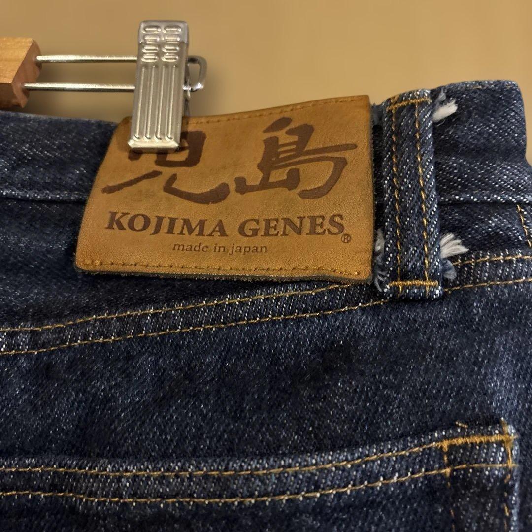 KOJIMA GENES ダークブルー ストレートデニム