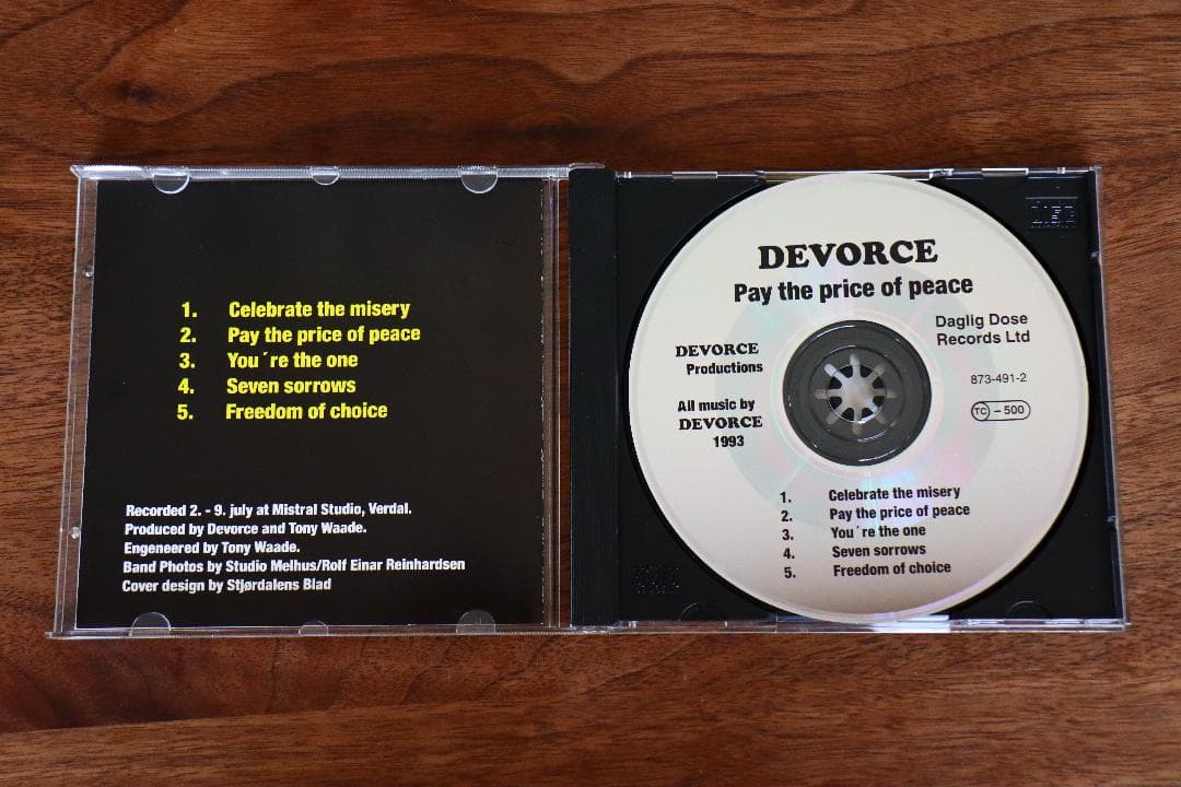 DEVORCE / Pay The Price Of Peace（輸入盤CD）