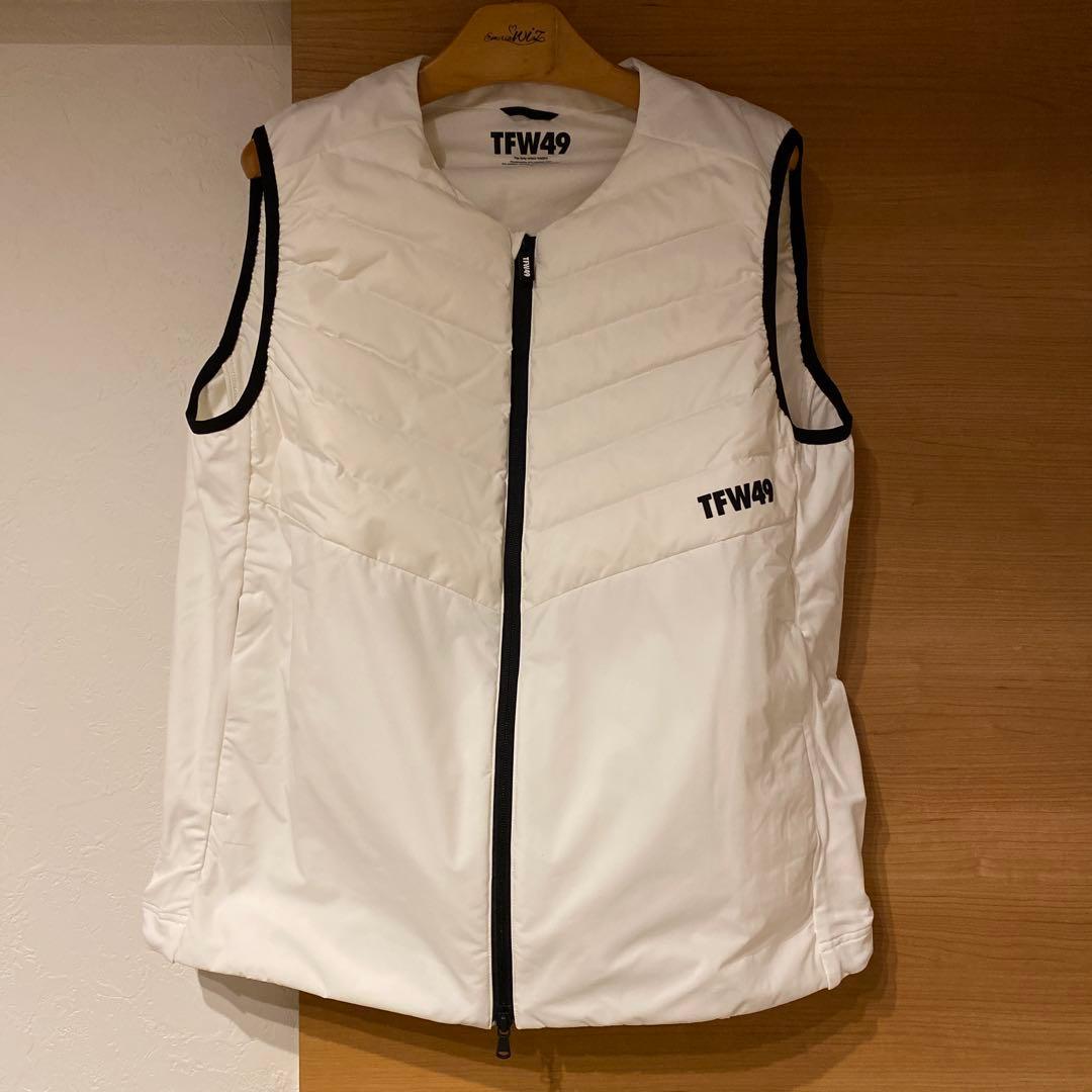 j*u様 SHIELD WARMER COLLARLESS VEST ホワイトL