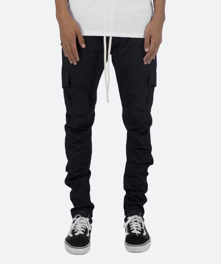 パンツ mnml ZIP CARGO DRAWCORD PANTS / BLACK7