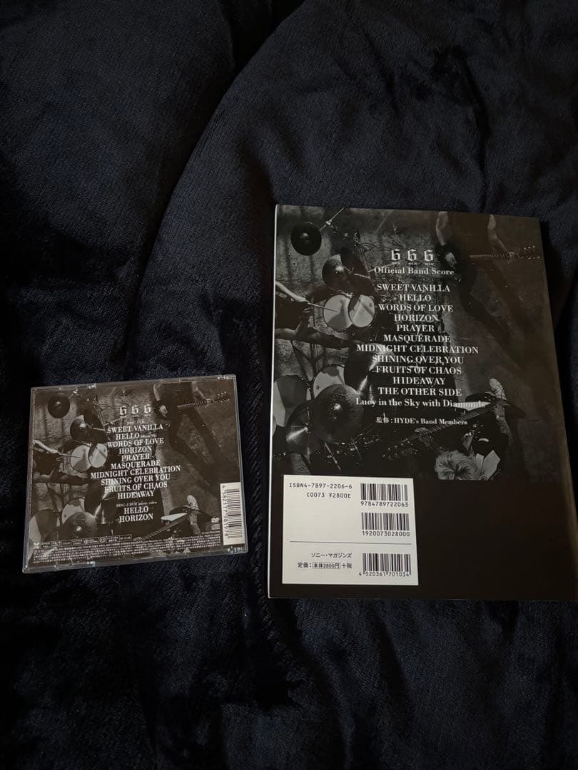 アート・デザイン・音楽 HYDEsixsixsix666 Official Band Score &CD