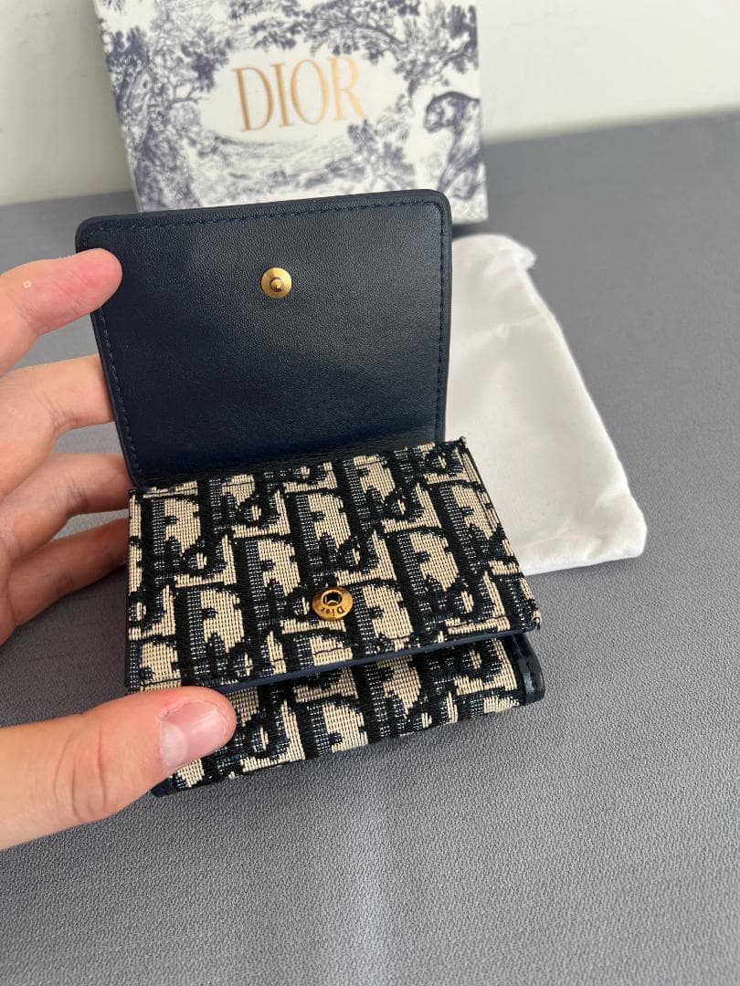 DIOR 三つ折り　財布　ディオール