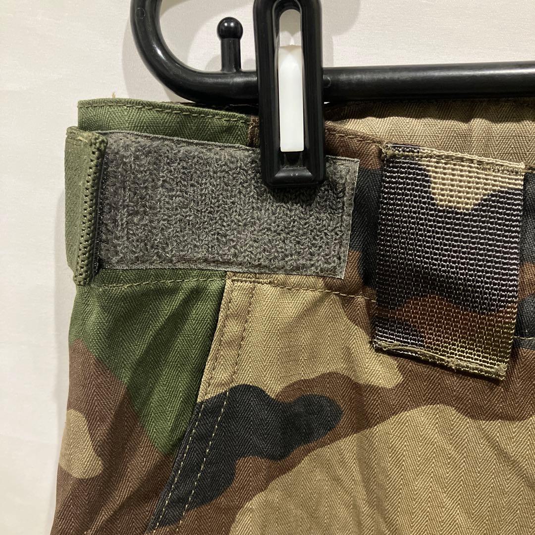 フランス軍F2カーゴパンツ　CCEカモ迷彩　Lサイズ　防蚊加工　ミリタリー古着