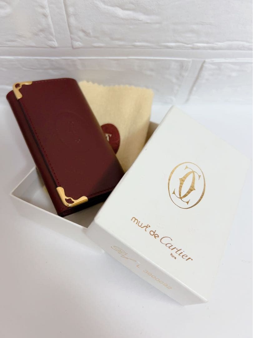 カルティエ　Cartier キーケース　未使用品　6連 箱付き