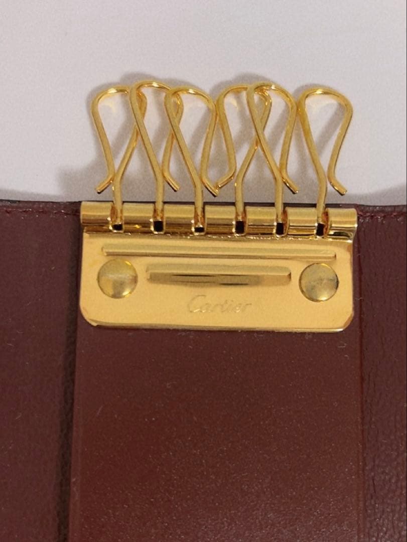 カルティエ　Cartier キーケース　未使用品　6連 箱付き