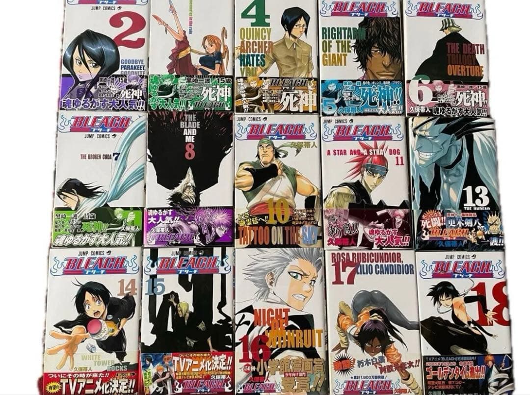 BLEACH 1-54、56-57、62-65巻、UNMASKED 帯つき 漫画