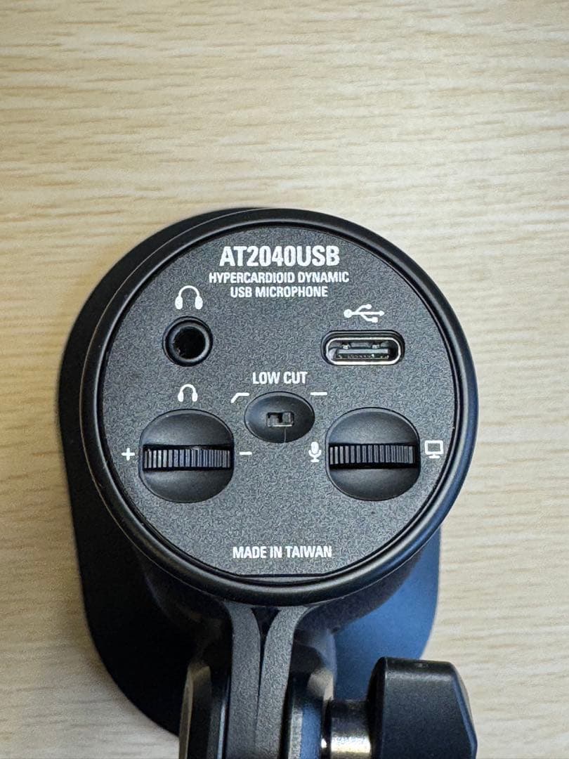 【純正スタンド付】Audio-Technica AT2040USB マイク