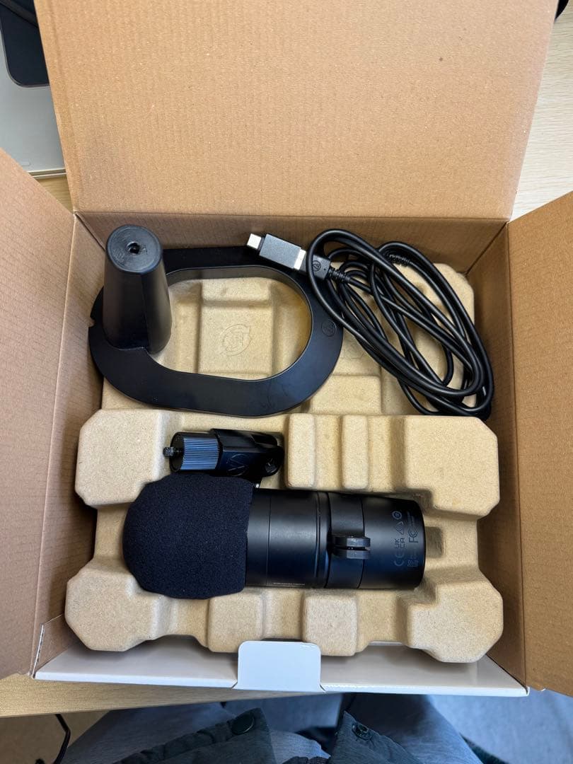 【純正スタンド付】Audio-Technica AT2040USB マイク