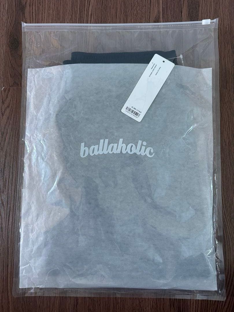 [新品]ballaholic 黒パンツ 未使用 タグ付き　Sサイズ