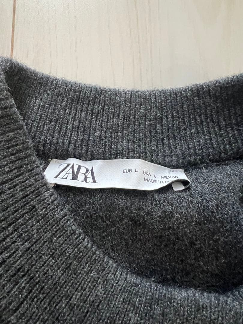 ZARA ザラ　ニットケープコート