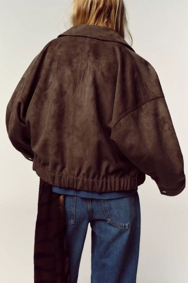 ZARA スエード風ジャケット