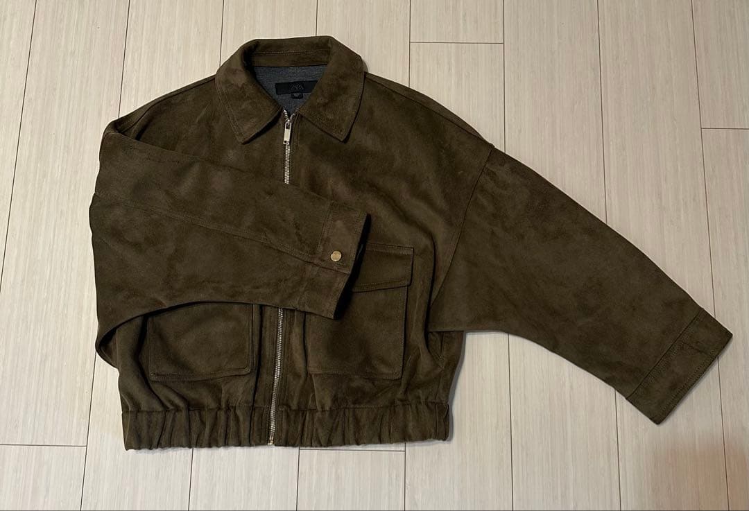 ZARA スエード風ジャケット