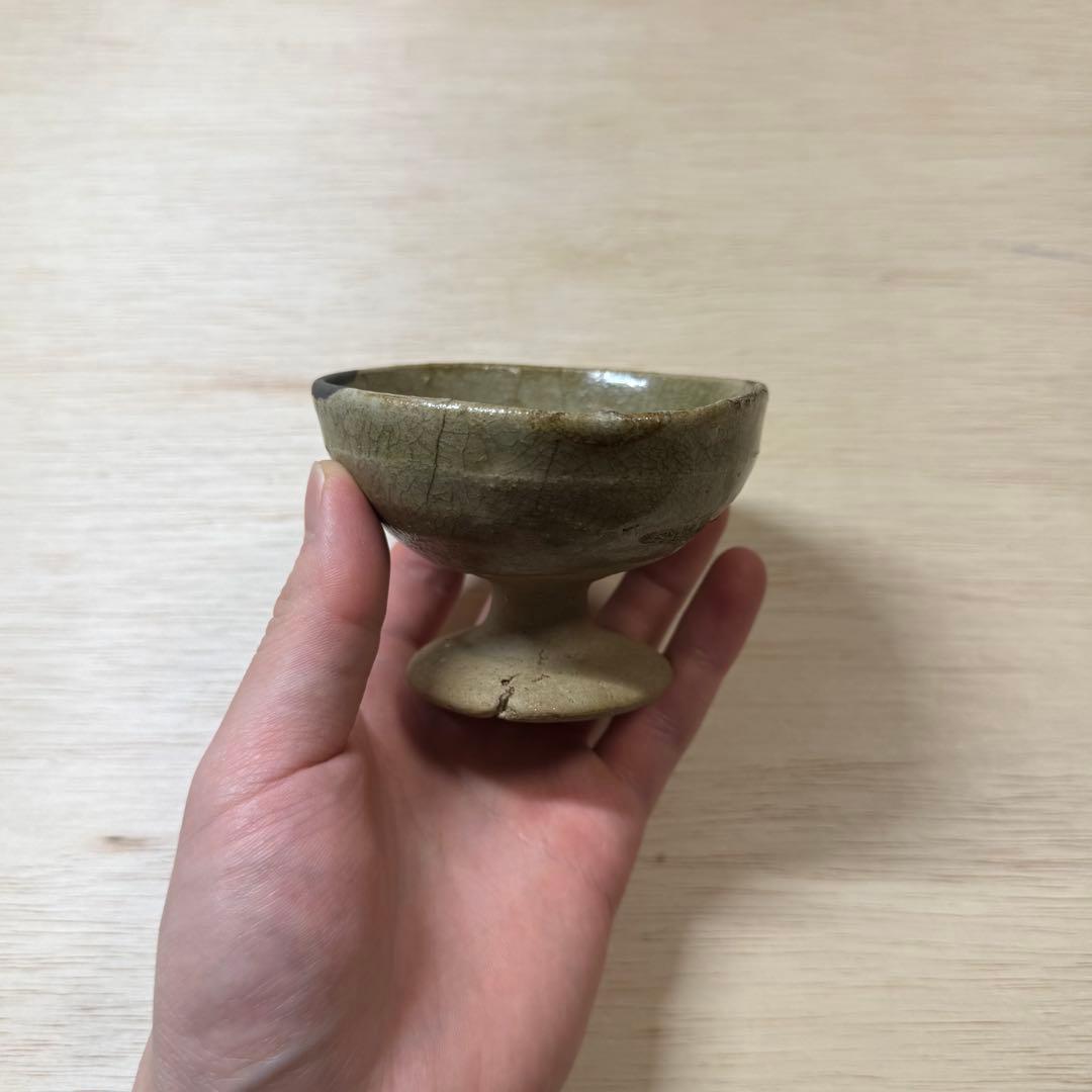 美濃 仏飯器 馬上盃 盃 江戸時代 御深井 古瀬戸 古美濃 古常滑 陶片 古美術