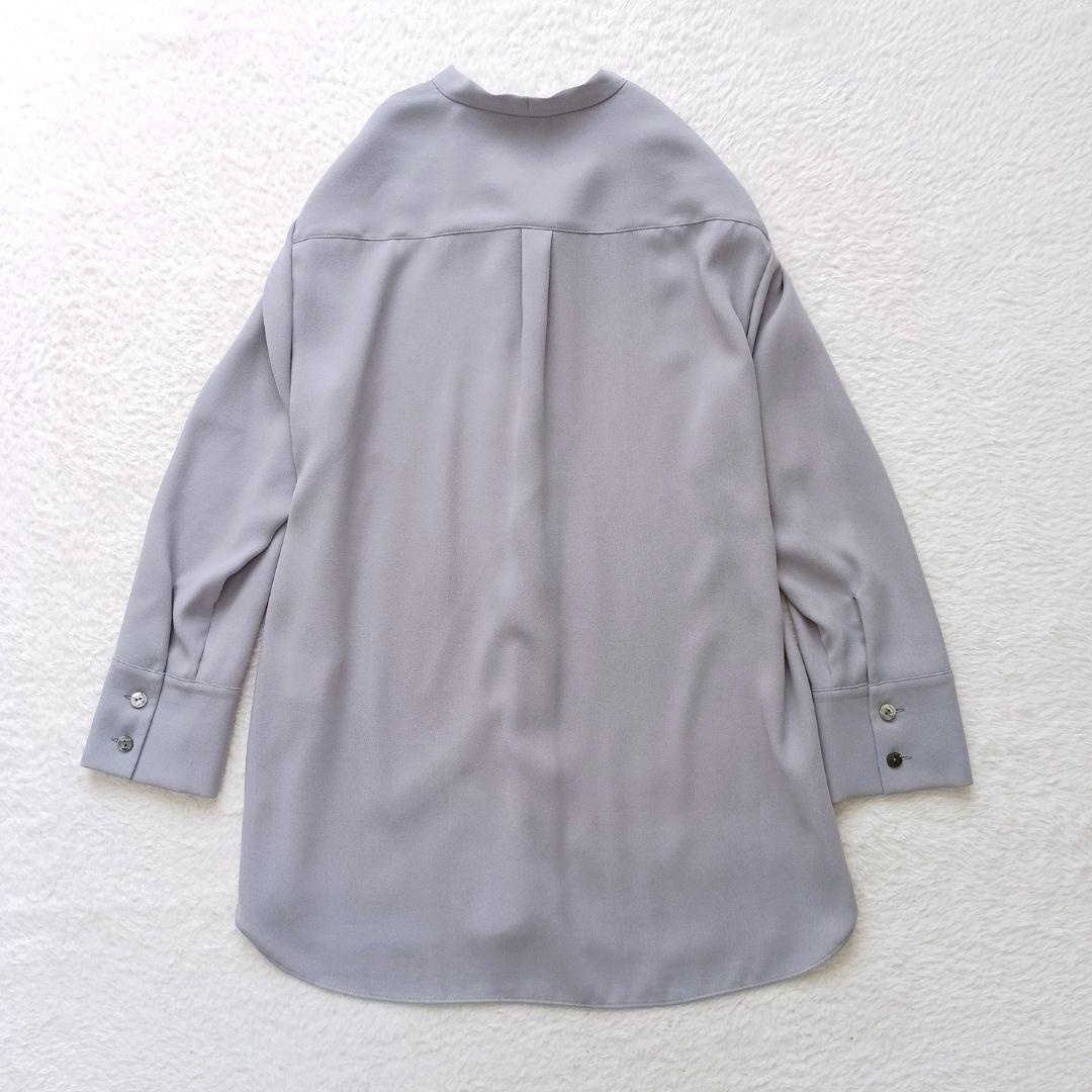 Theory　セオリー 23SS プライムジョーゼットタイブラウス　長袖