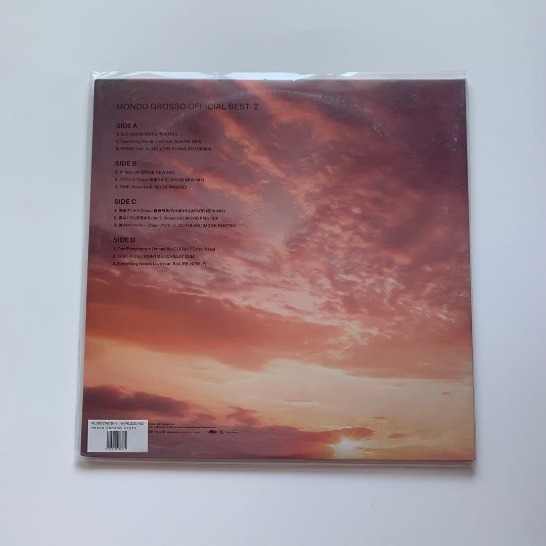 MONDO GROSSO OFFICIAL BEST2 LP(レコード)2枚組