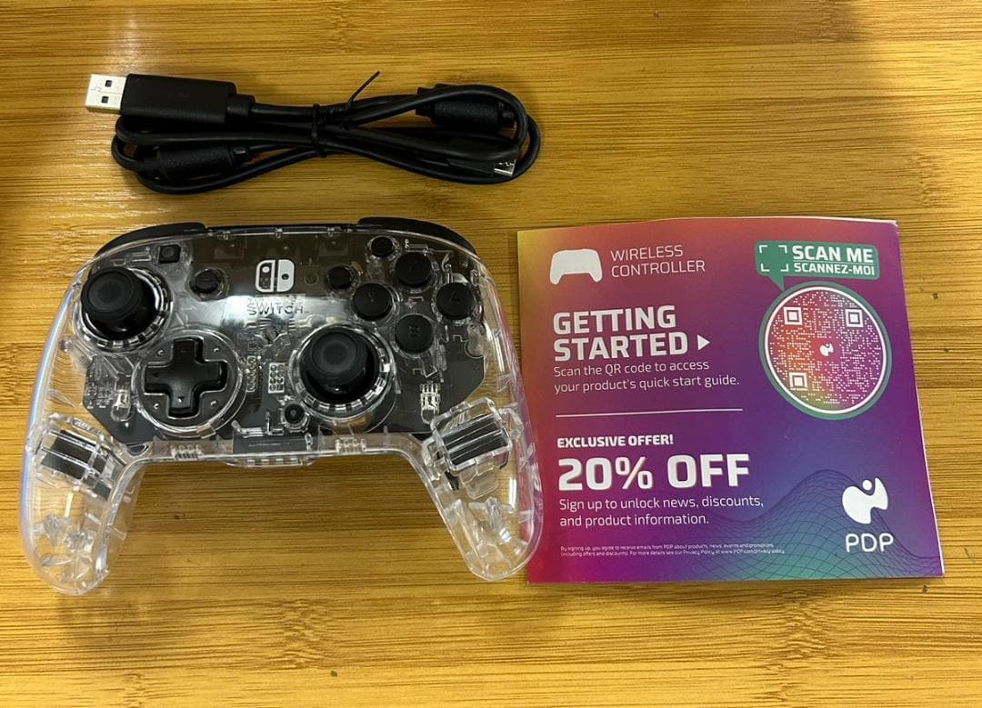 PDP Afterglow Switch スイッチ ワイヤレスプロコントローラー