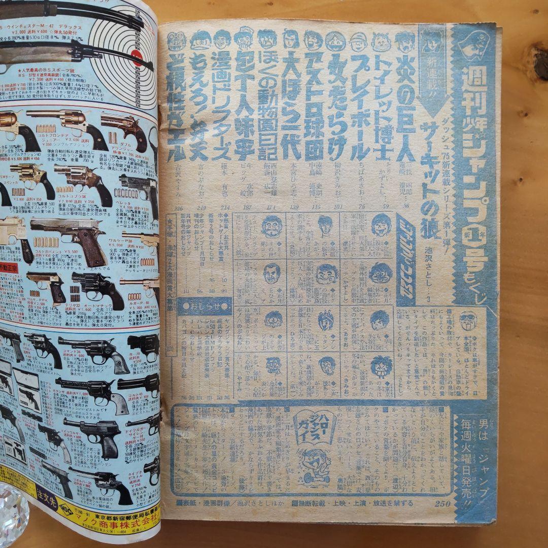 新連載 サーキットの狼／週刊少年ジャンプ1975年1号／昭和レトロ／希少品