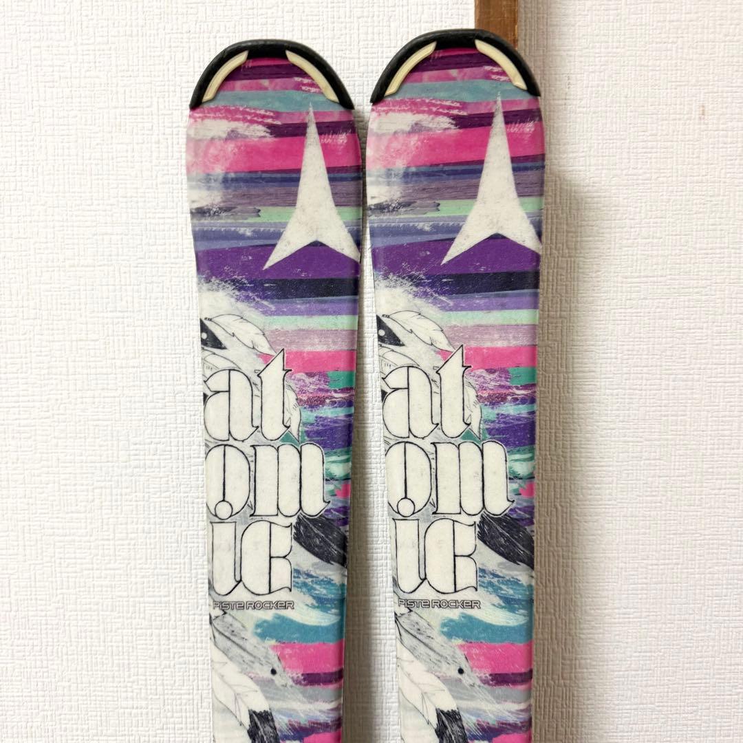 ■アトミック140cm ■スキーセット■板140 靴23-23.5/ストック