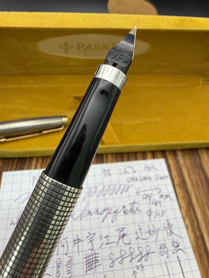 PARKER 万年筆 75 シズレ STERLING SILVER XF