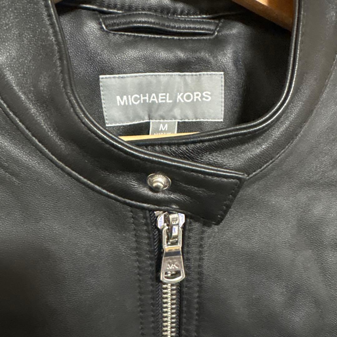 MICHAL KORS シングルレザージャケット sizeM
