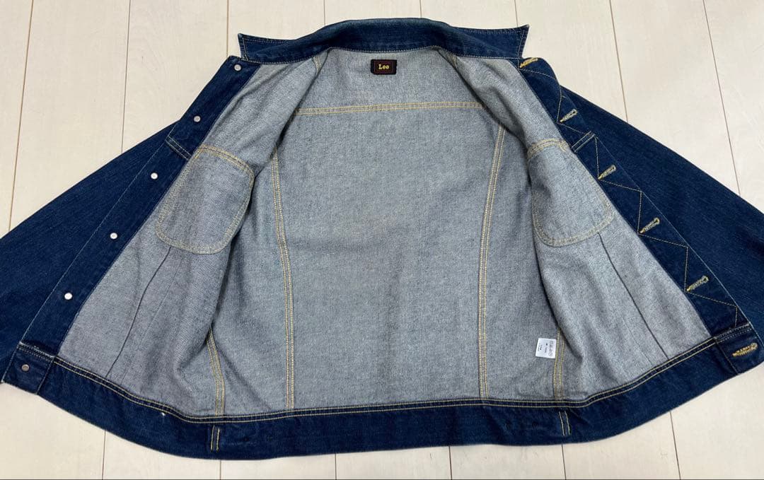 42～44程度 Lee 101J 40s 赤タグ デニムジャケット レプリカ