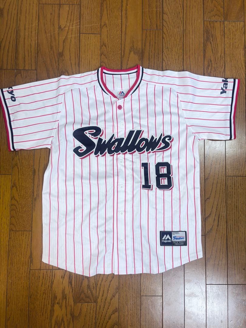 奥川恭伸 18 ユニフォーム ヤクルトスワローズ ホーム Mサイズ