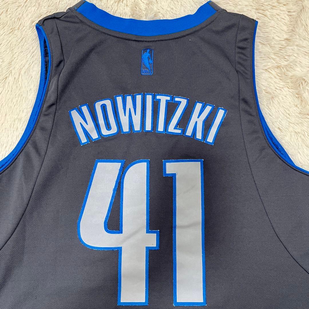 【adidas】 NBA ダラス マーベリックス ノビツキー　ゲームシャツ